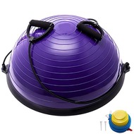 BOSU055-19 Полусфера BOSU гимнастическая, 58см., (фиоле) в комплекте с эспандером и насосом (B31660), 10018610, МЯЧИ ГИМНАСТИЧЕСКИЕ