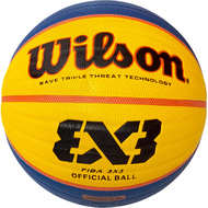 E43137 Мяч баскетбольный "Wilson-Fiba 3х3" ПУ, №7 (сине/желтый), 10022436, БАСКЕТБОЛ