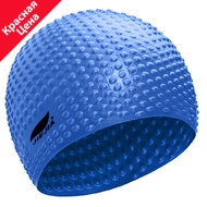 E38926 Шапочка для плавания силиконовая Bubble Cap (синяя), 10020861, Шапочки силиконовые